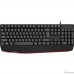 Defender Клавиатура Atom HB-546 RU,черный,104+FN,1.8м 