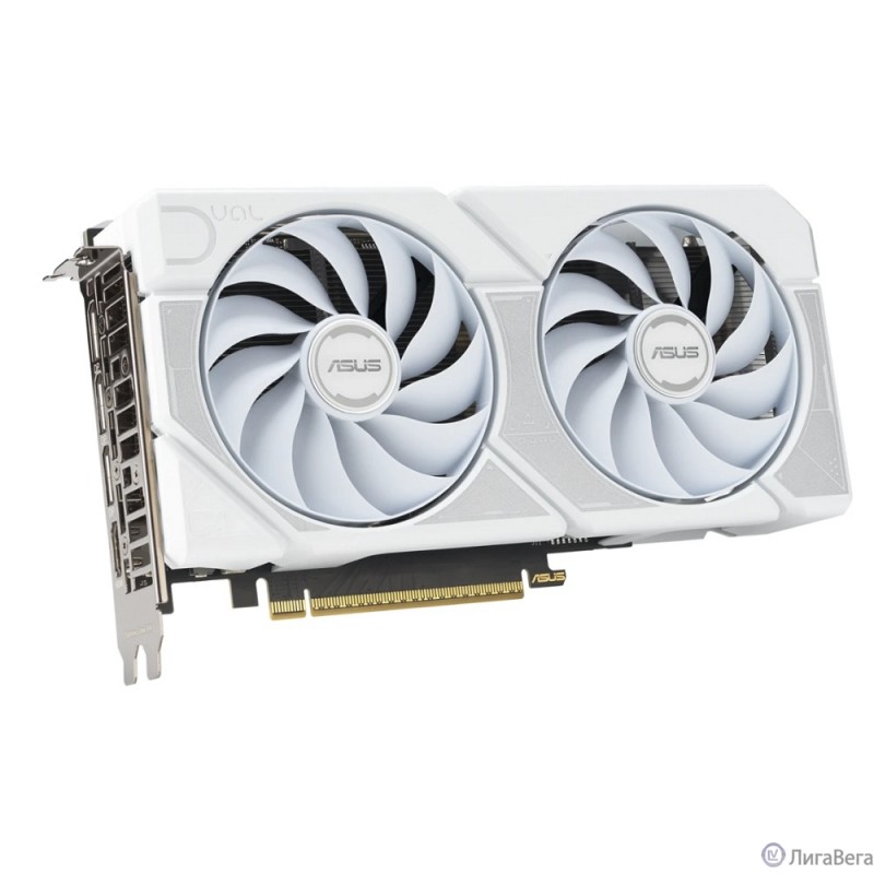 Видеокарта ASUS GeForce RTX5060TI 16Gb 128bit GDDR7 3*DP/HDMI (DUAL-RTX5060TI-O16G-WHITE) RTL