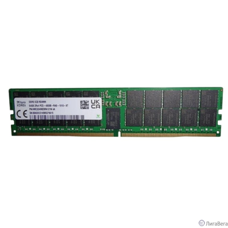 HY DDR5 RDIMM 64Gb PC38400, 4800Mhz, ECC Reg HMCG94MEBRA121N
