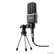 RITMIX RDM-123 Black {Подключение XLR - jack 3,5 мм, }