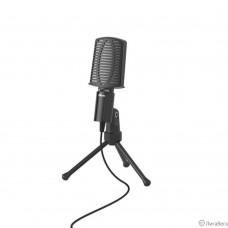 RITMIX RDM-125 Black {конденсаторный, всенаправленный, -30±3dB (0dB=1V / Pa на 1kHz), 50Hz-16kHz, ?2.2 k?, 3,5 мм, 1,8 м, пластик}