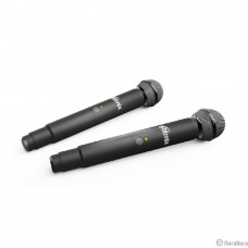 RITMIX RWM-422 black {Частот. хар-ка: 50 Гц-15 кГц, сопротивл: 600 Ом, чувств: -72 дБ, пит микр: 3,7 В, пит прием: 3,7 В, вр раб на 1 зар: до 10ч}