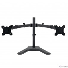 Кронштейн для монитора Filum FL-DMT002DB черный, подставка на стол, два монитора, VESA: 75/100, 10-30 дюйма, до 8 кг (00-01214164)