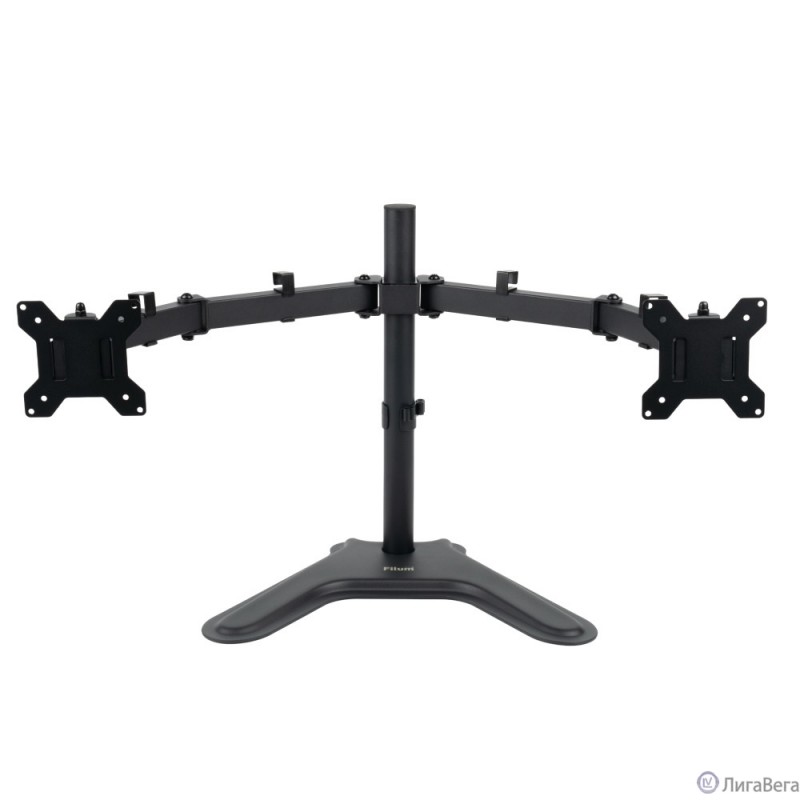 Кронштейн для монитора Filum FL-DMT002DB черный, подставка на стол, два монитора, VESA: 75/100, 10-30 дюйма, до 8 кг (00-01214164) Кронштейн для монитора Filum FL-DMT002DB черный, подставка на стол, два монитора, VESA: 75/100, 10-30 дюйма, до 8 кг (00-01214164)