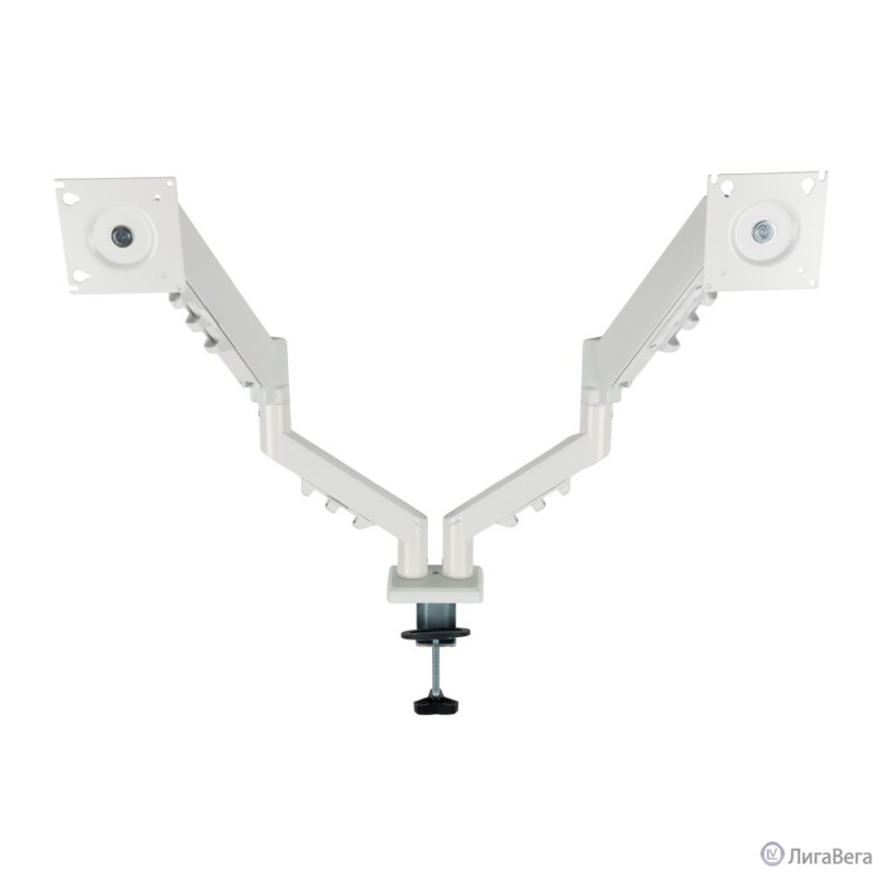 Кронштейн для монитора Filum FL-DMG003DW белый, два монитора, VESA: 75/100, 10-32 дюйма, до 10 кг (00-01215494)