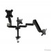 Кронштейн для монитора Filum FL-DMG003TB черный, три монитора, VESA: 75/100, 10-32 дюйма, до 10 кг (00-01215495)
