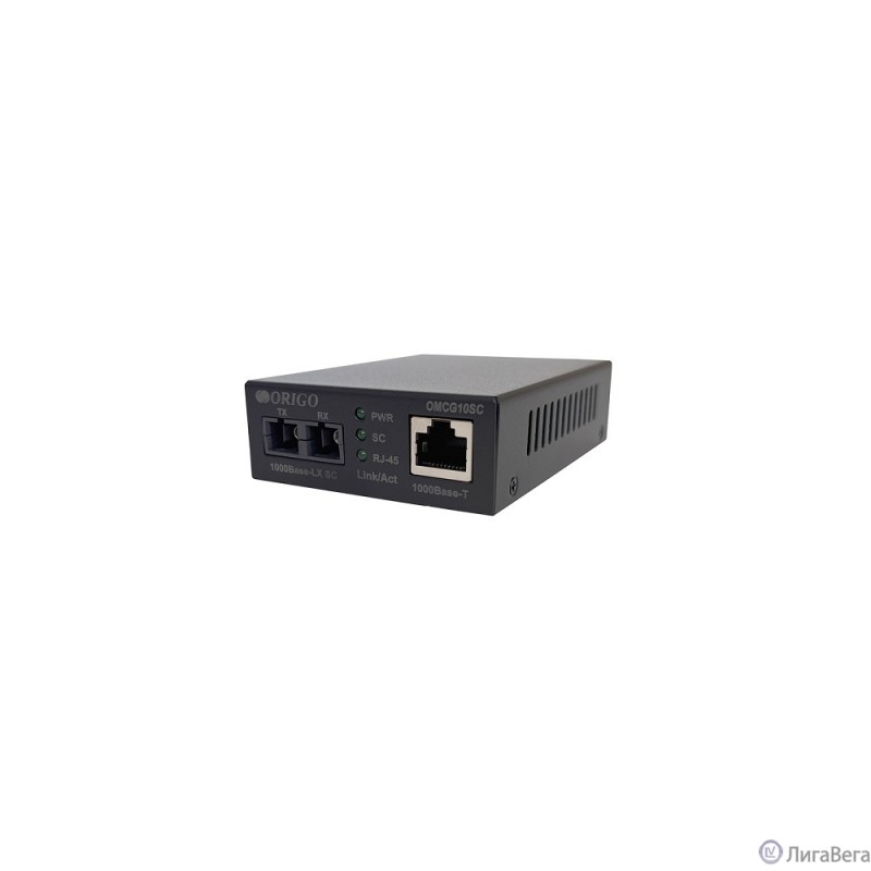 ORIGO OMCG10SC/A1A Медиаконвертер 1000Base-T / 1000Base-LX (SC), 1310 нм, одномод, до 10 км