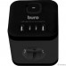 BURO BU-PW3UC-B (3 розетки) черный (коробка) {2090227}