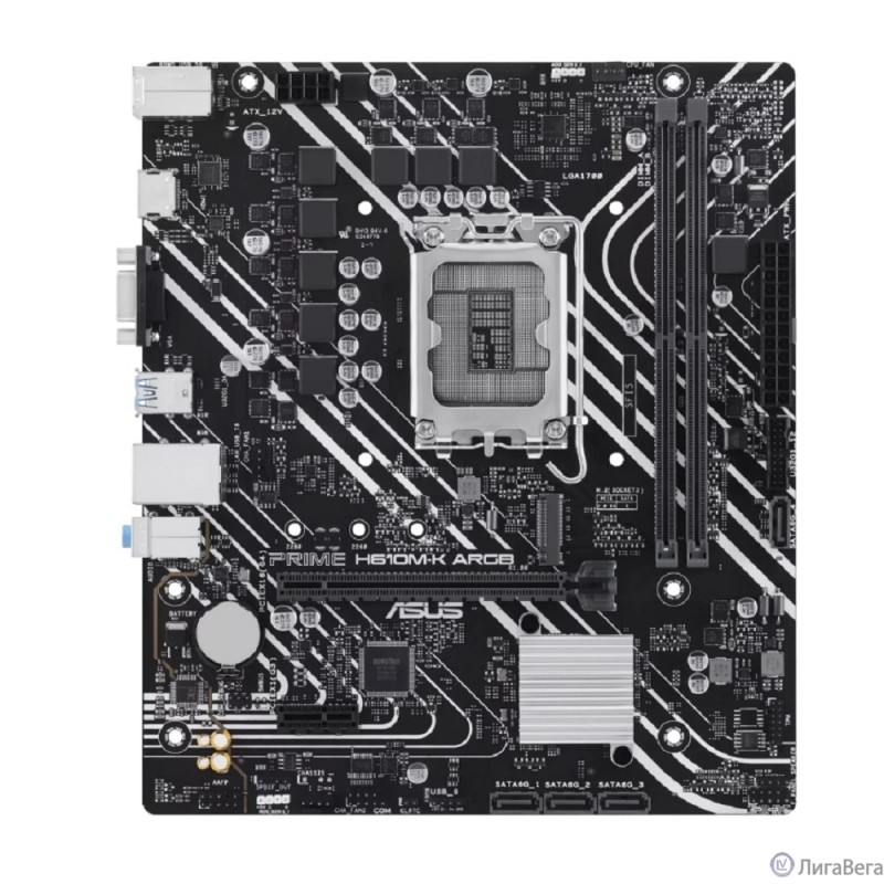 ASUS PRIME H610M-K ARGB (Socket 1700, mATX, 2xDDR5(96GB), VGA/HDMI 2.1, 1xPCIe 4.0x16/1xPCIe 3.0, 1xLAN, 4xSATA 6Gb/s, 1xM.2, 2xUSB 3.2, 4xUSB 2.0, 1xPS/2) ASUS PRIME H610M-K ARGB (Socket 1700, mATX, 2xDDR5(96GB), VGA/HDMI 2.1, 1xPCIe 4.0x16/1xPCIe 3.0, 1xLAN, 4xSATA 6Gb/s, 1xM.2, 2xUSB 3.2, 4xUSB 2.0, 1xPS/2)