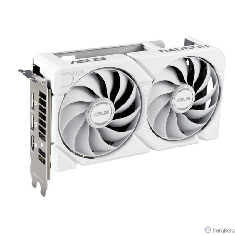 Видеокарта ASUS AMD Radeon RX9060XT 16Gb DDR6 128 bit 3*DP/HDMI 2FAN (DUAL-RX9060XT-16G-WHITE) RTL Видеокарта ASUS AMD Radeon RX9060XT 16Gb DDR6 128 bit 3*DP/HDMI 2FAN (DUAL-RX9060XT-16G-WHITE) RTL