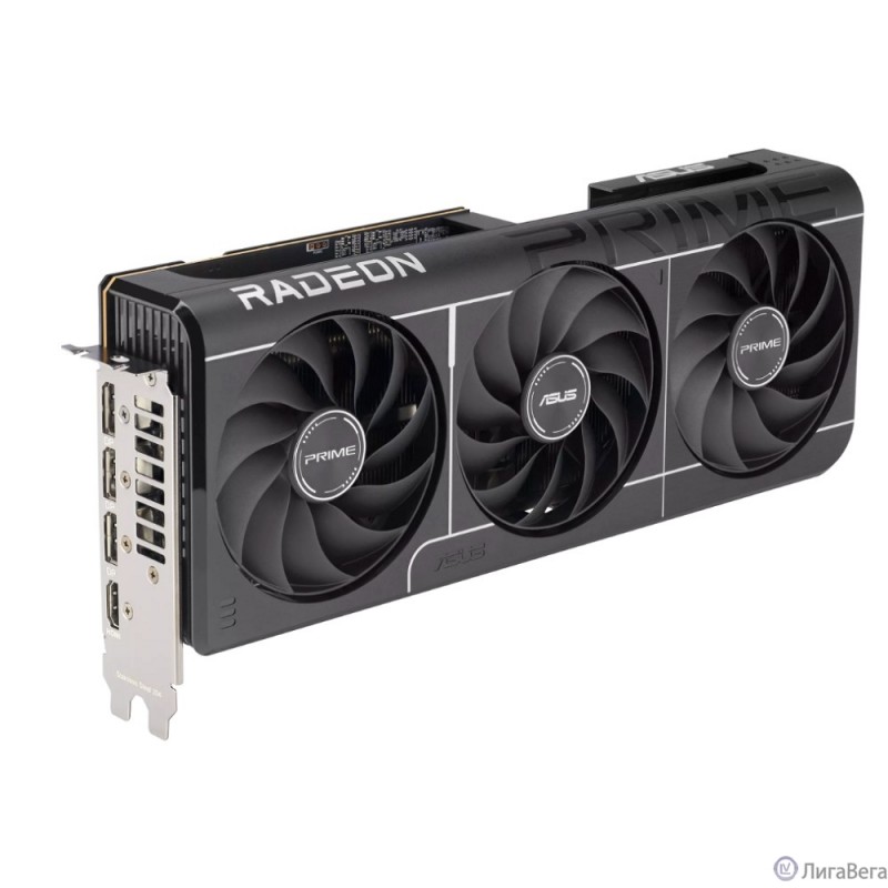 Видеокарта ASUS AMD Radeon RX9070 16Gb DDR6 256 bit 3*DP/HDMI 3*FAN (PRIME-RX9070-O16G-EVO) RTL