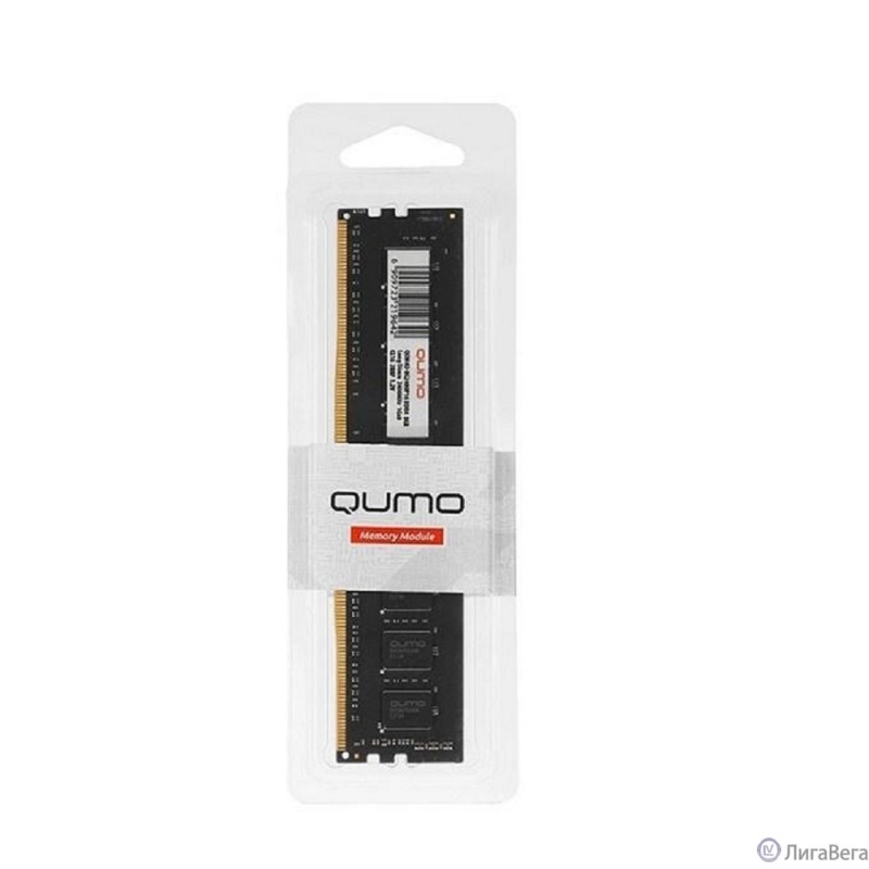 QUMO DDR4 DIMM 8GB QUM4U-8G3200NN22 PC4-25600, 3200MHz OEM 2Gx16 CL22 (4 чипа на плате) 288P 1,2V QUMO DDR4 DIMM 8GB QUM4U-8G3200NN22 PC4-25600, 3200MHz OEM 2Gx16 CL22 (4 чипа на плате) 288P 1,2V