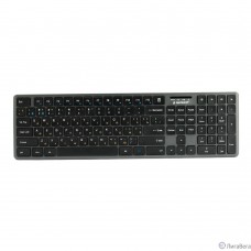 Клавиатура беспроводная Gembird KBW-8460, 103кл+5 доп, 12Fn, ножничная, тихая, BT 5.0/2.4 ГГц, черная