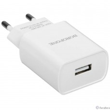 BOROFONE BA20A/ Сетевое ЗУ/ 1 USB/ Выход: 10.5W/ White