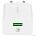 BOROFONE BA21A/ Сетевое ЗУ/ QC 3.0/ 1 USB/ Выход: 5V_9V_12V, 18W/ White