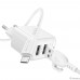 BOROFONE BAS41A/ Сетевое ЗУ/ 2 USB/ Выход: 12W/ White