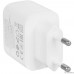 BOROFONE BAS45A/ Сетевое ЗУ/PD + QC 3.0/ 2 USB: Type-C + Type-A/ Выход: 30W + 18W/ White