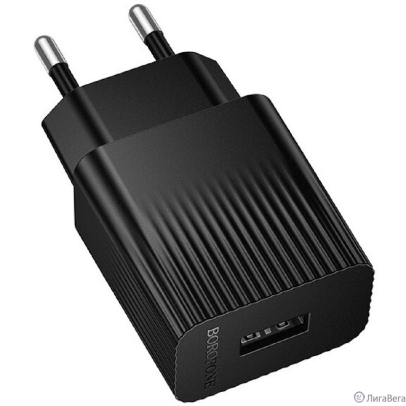 BOROFONE BAS71A/ Сетевое ЗУ/ 1 USB/ Выход: 10.5W/ черный
