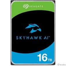 16TB Seagate SkyHawkAl (ST16000VE004) {SATA 6 Гбит/с, 7200 rpm, 256 mb buffer, для видеонаблюдения}