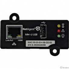 PowerCom Адаптер SNMP DS807 10M/100M 1-port Internal NetAgent USB {2063089}