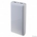 Perfeo Powerbank 20000 mah + In Micro usb+Type-C /Out USB 1 А, 2.1A /White