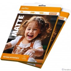 Perfeo фотобумага А4 230 г/м2 матовая 100л (PF-MTA4-230/100) (M12)