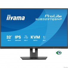 LCD IIYAMA 31.5″ XUB3297QSNP-B1 {IPS 2560x1440 100Hz 1ms 350cd HDMI DisplayPort USB M/M HAS Pivot In}