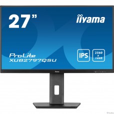 LCD IIYAMA 27″ XUB2797QSU-B2 черный {IPS 2560x1440 100Hz 1ms 300cd HDMI DisplayPort USB 2x2W HAS Pivot}
