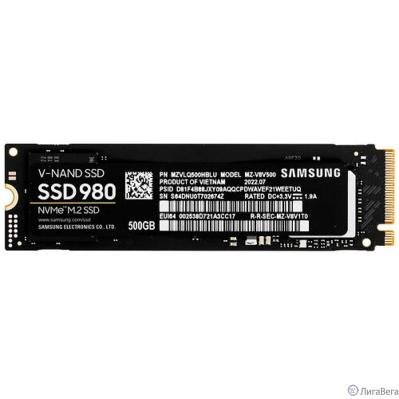 Samsung SSD 500Gb 980 M.2 MZ-V8V500BW OEM