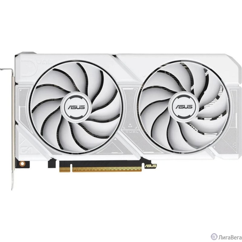 Видеокарта ASUS GeForce RTX5060 8Gb DDR7 128 bit 3*DP/HDMI 2FAN (DUAL-RTX5060-O8G-WHITE) RTL Видеокарта ASUS GeForce RTX5060 8Gb DDR7 128 bit 3*DP/HDMI 2FAN (DUAL-RTX5060-O8G-WHITE) RTL