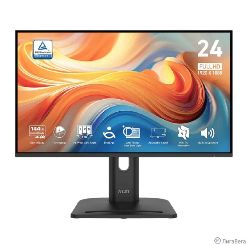 MSI PRO 23.8″ MP245PG E14 черный {IPS 1920x1080 144Hz 300cd D-Sub HDMI DP M/M HAS Pivot In} [9S6-3PE39M-014]