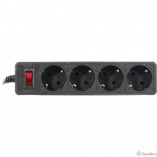 5bites Сетевой фильтр GARDA SP4B-510 4S / 3*0.75MM2 / 1M / BLACK