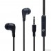 Oklick Гарнитура внутриканальные Оклик HS-S-250 1.2м черный проводные (SS-E161)