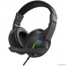 Oklick Наушники с микрофоном Оклик HS-L315G черный 1.8м накладные USB (2007552)