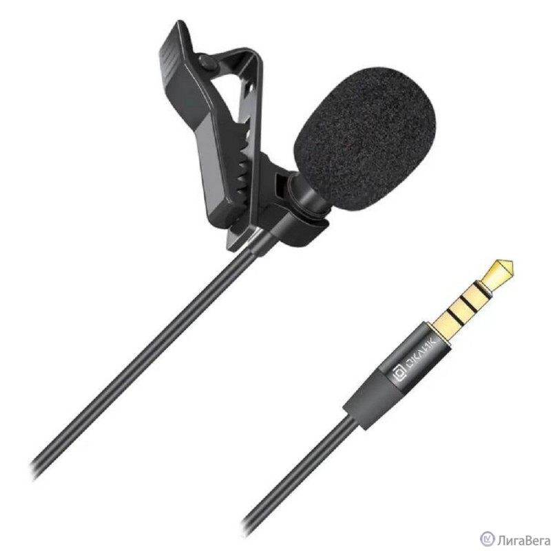 Oklick Микрофон проводной Оклик MP-M400 3м черный Oklick Микрофон проводной Оклик MP-M400 3м черный