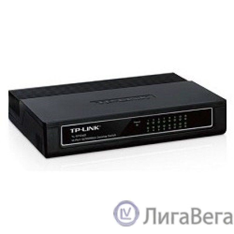 TP-Link TL-SF1016D Настольный коммутатор с 16 портами 10/100 Мбит/с TP-Link TL-SF1016D Настольный коммутатор с 16 портами 10/100 Мбит/с