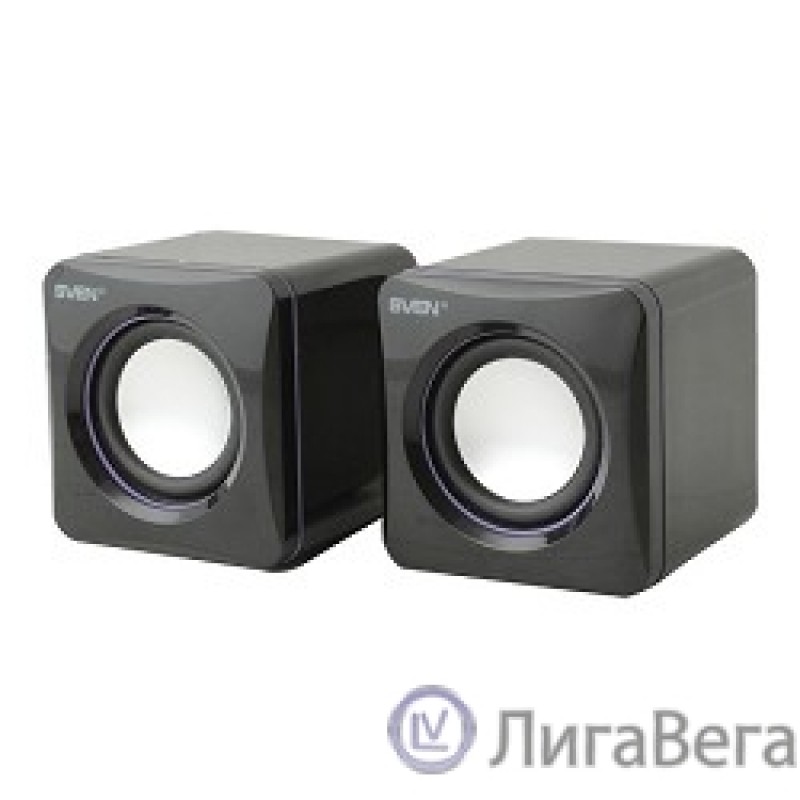 SVEN 315, черный {2.0, 2 х 2,5 W RMS, 100-20000Hz}
