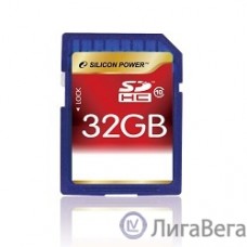 SecureDigital 32Gb Silicon Power SP032GBSDH010V10 {SDHC Class 10}