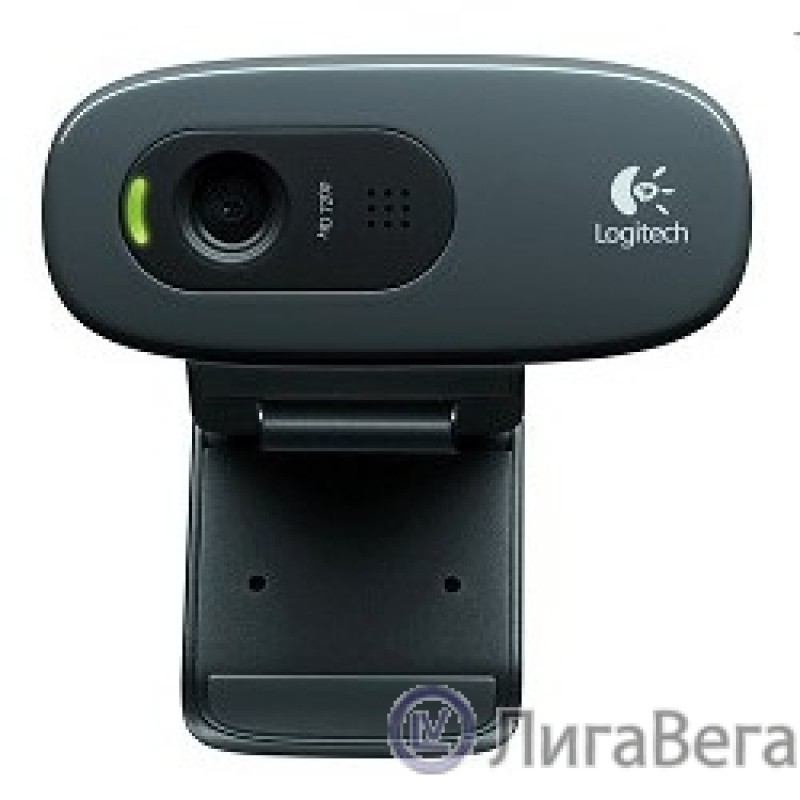 Logitech HD Webcam C270, 960-001063/960-000999 {USB 2.0, 1280*720, 0.9MP разрешение матрицы,3Mpix foto, Mic, Black}