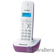 Panasonic KX-TG1611RUF (сиреневый) {АОН, Caller ID,12 мелодий звонка,подсветка дисплея,поиск трубки}