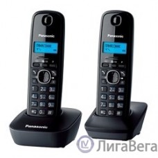 Panasonic KX-TG1612RUH (серый)  {Доп трубка в комплекте,АОН, Caller ID,12 мелодий звонка,поиск трубки}