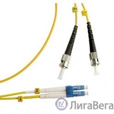 Hyperline FC-D2-9-LC/­UR-ST/­UR-H-1M-LSZH-YL (FC-9-ST-LC-UPC-1M) Патч-корд волоконно-оптический (шнур) SM 9/­125 (OS2), ST/­UPC-LC/­UPC, duplex, LSZH, 1 м