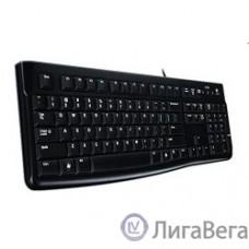 920-002506 Logitech Клавиатура K120 Black USB EER RTL оригинальная заводская гравировка RU/LAT