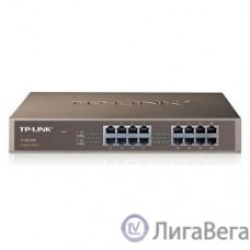 TP-Link TL-SG1016D Коммутатор с 16 гигабитными портами для размещения на столе или в стойке