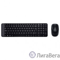 920-003169 Logitech Клавиатура + мышь Wireless Combo MK220 Black USB оригинальная заводская гравировка RU/LAT 