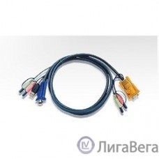 ATEN 2L-5302U Кабель KVM  USB (тип A Male) 1.8м., черный.