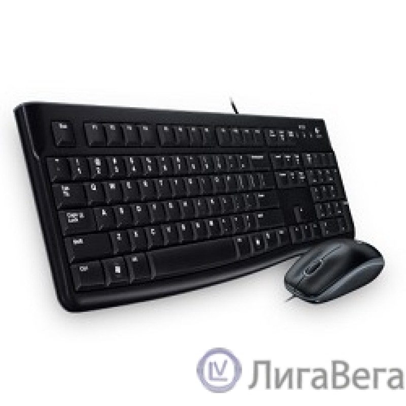 920-002561 Logitech Клавиатура + мышь Desktop MK120 USB оригинальная заводская гравировка RU/LAT