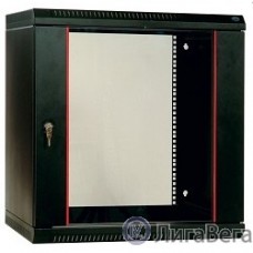 ЦМО Шкаф телекоммуникационный настенный разборный 12U (600х350) дверь стекло,цвет черный (ШРН-Э-12.350-9005) (1 коробка)