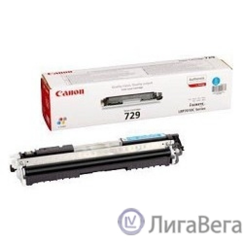 Canon Cartridge 729C  4369B002 Тонер картридж для LBP 7010C, Голубой, 1000стр.