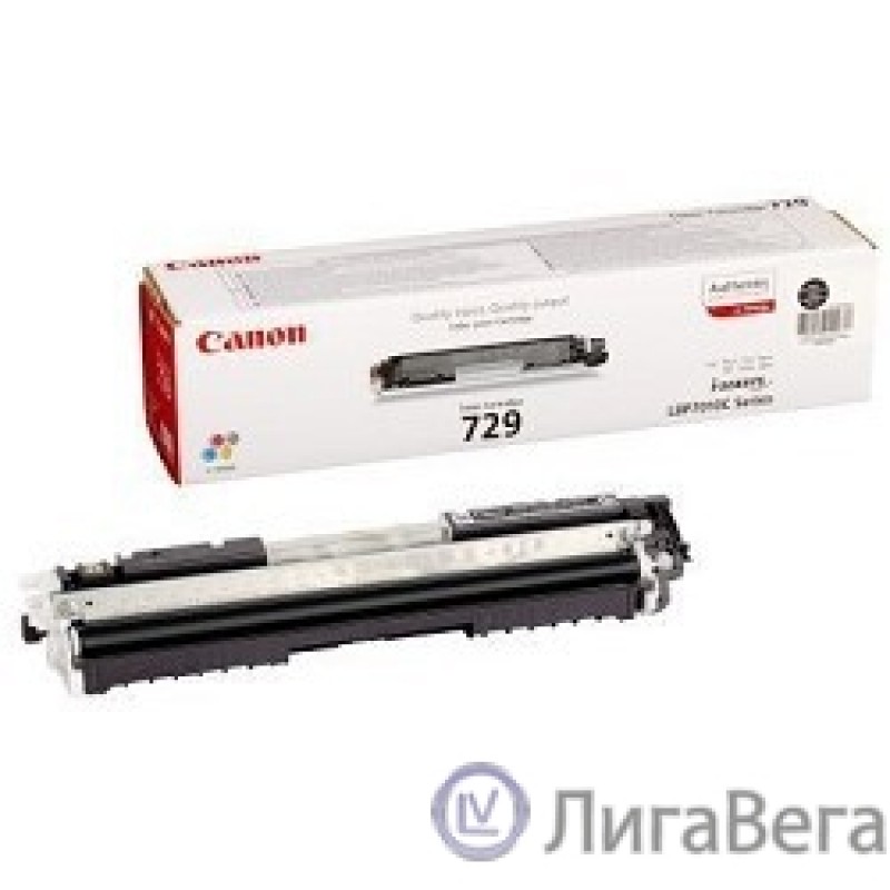 Canon Cartridge 729Bk  4370B002 Тонер картридж для LBP 7010C, Черный, 1200стр.